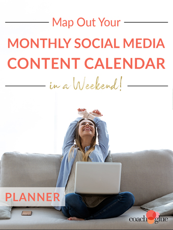 Map Out Your Monthly Social Media Content Calendar In A Weekend!