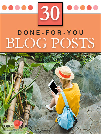 30 Done-for-You Blog Posts