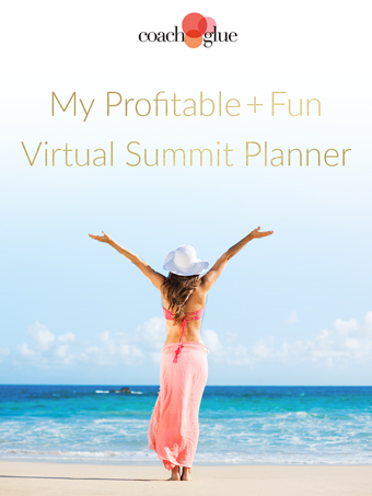 Done-for-You Digital Virtual Summit Planner for Coaches, Designed in Word and Canva. 